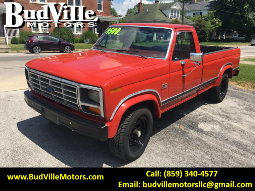 Best Used 1986 Ford F-150 XLT 4WD Classic Pickup Truck for Sale in Paris Bourbon County KY 40361 Budville Motors Central Kentucky Classic Cars Trucks